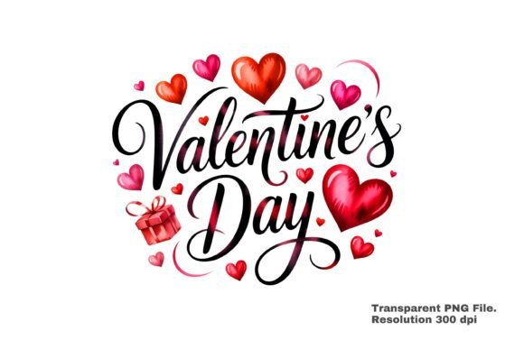 Download Valentine's Day Hearts Design PNG - Valentine Collection
