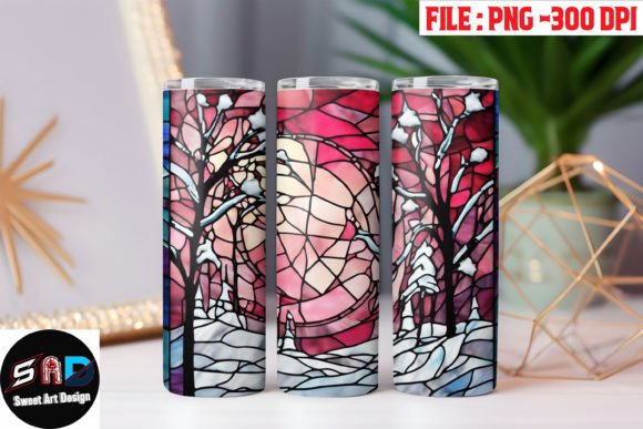Download Stained Glass Winter Valentines Romantic - Valentine Collection