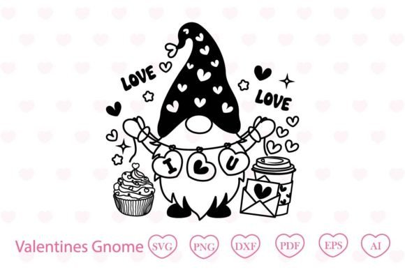 Download Valentines Gnome Svg Valentine Svg - Valentine Collection