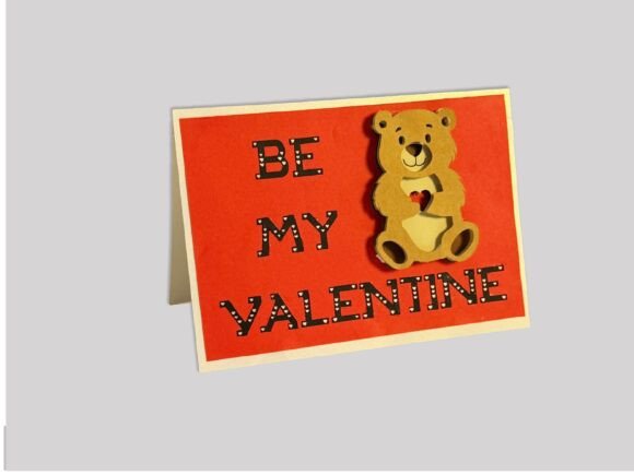 Download Be My Valentine Layered Card - Valentine Collection