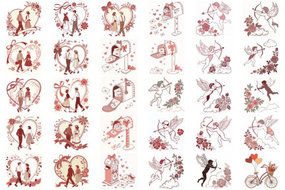 Download Valentine's Day Clipart Bundle - Valentine Collection