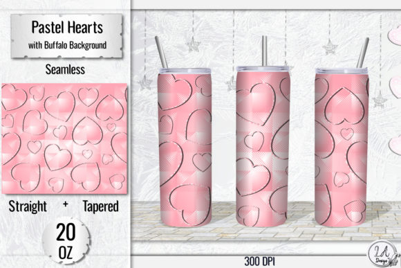 Download Pink Valentine Heart Skinny Tumbler 20OZ - Valentine Collection