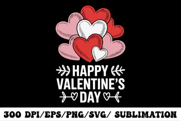 Download Happy Valentine’s Day Heart Illustration - Valentine Collection