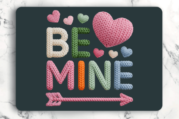 Download Be Mine Yarn, Trendy Valentines Day PNG - Valentine Collection