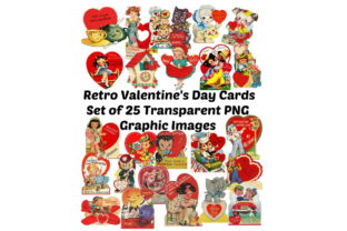 Download 25 Vintage Retro Valentine's Day Cards - Valentine Collection