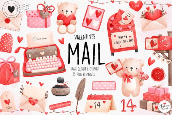 Download Valentines Mail Clipart, Valentine's Day - Valentine Collection