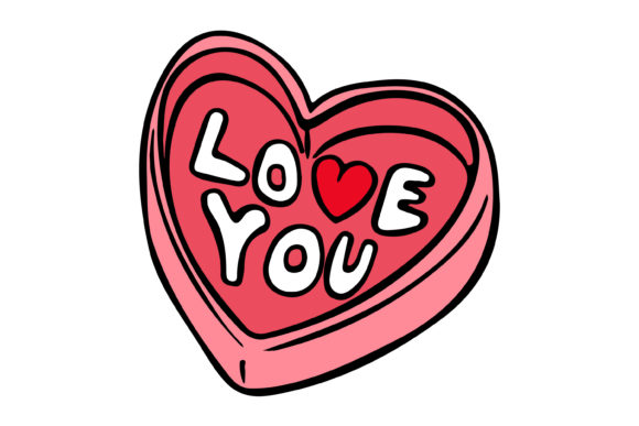 Download Valentine Love Inside Heart Shaped Box - Valentine Collection