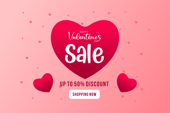 Download Valentine's Day Sale Banner - Valentine Collection
