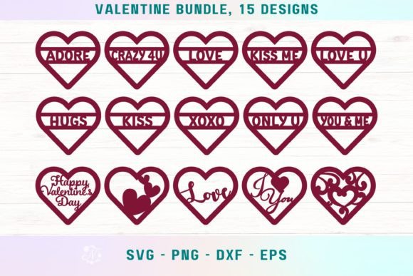 Download Valentine Svg Bundle, Valentine Hearts - Valentine Collection