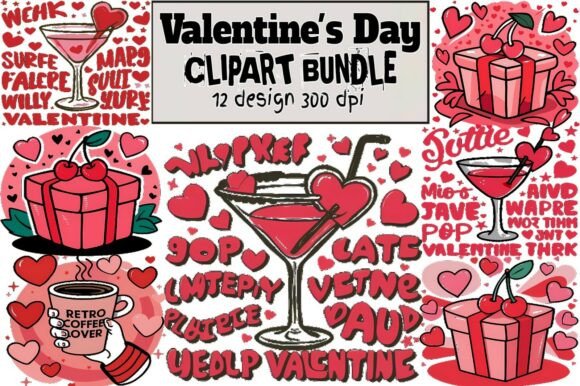 Download ❤️ Valentine’s Day Clipart Bundle PNG | - Valentine Collection