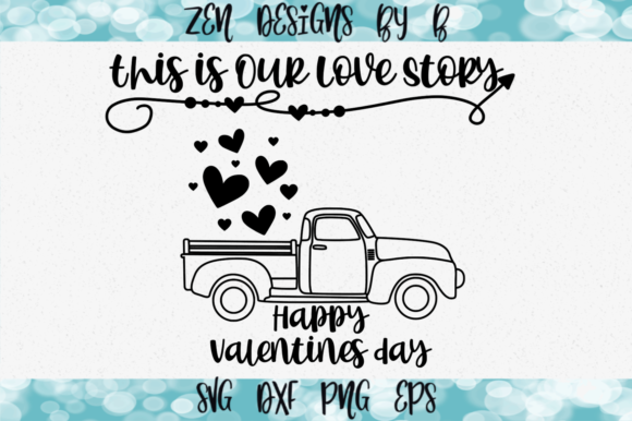 Download Vintage Truck Valentines Bundle - Valentine Collection
