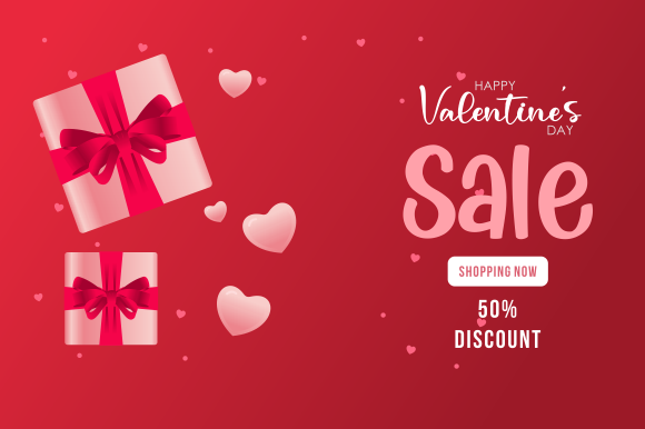 Download Valentine's Day Sale Banner - Valentine Collection