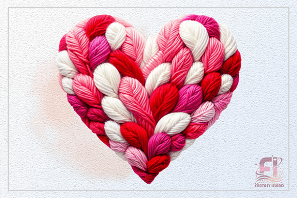 Download Woven Yarn Hear Valentine Clipart PNG - Valentine Collection