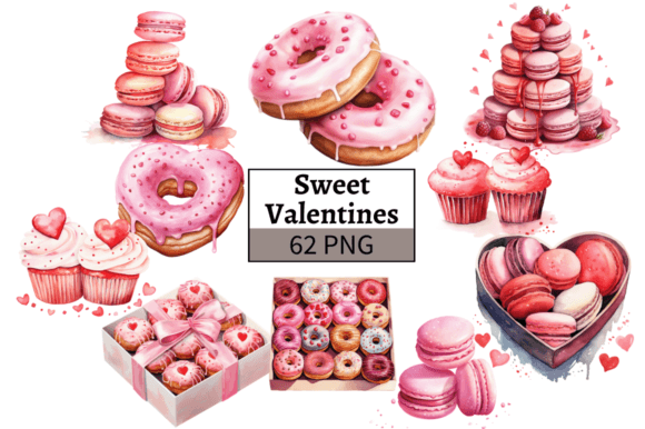 Download Sweet Valentines PNG Clipart Bundle - Valentine Collection