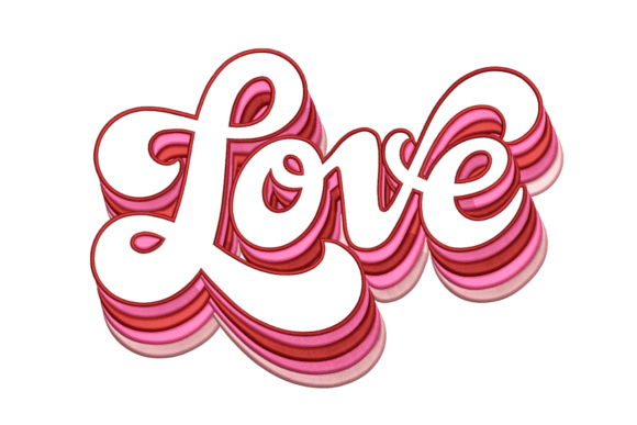 Download Layered Retro Love – Groovy Valentine - Valentine Collection