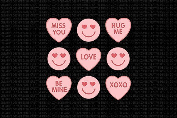 Download Valentine Candy Hearts PNG - Valentine Collection